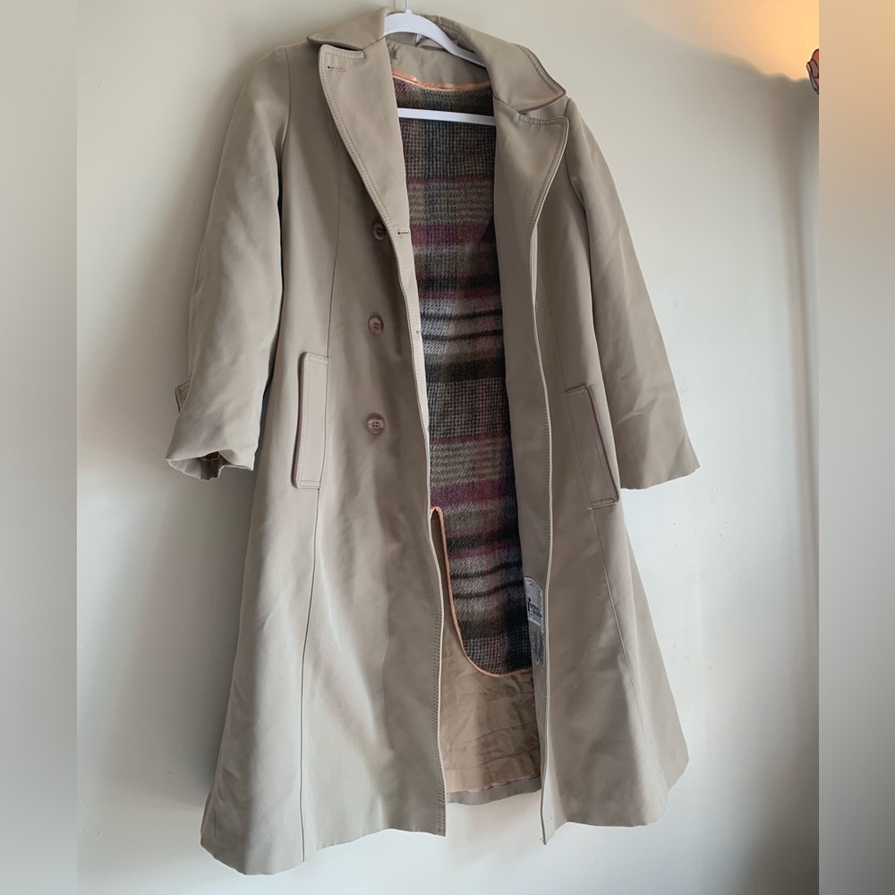 Forecaster Boston Women Size 9/10 Brown Winter Outerwear Classic Tan Trench Coat